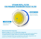 Premium Washbasin Faucet Filter Refill Filter (6Head)